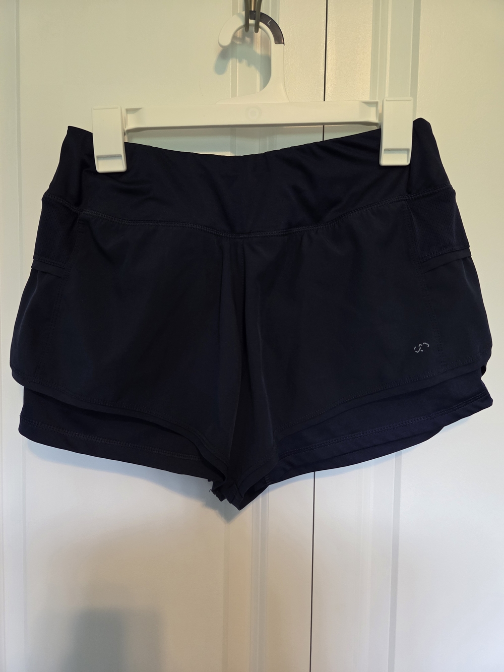 Women’s Athletic Layered Run Shorts - Navy